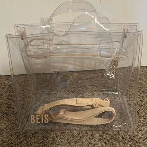 BEIS STADIUM CLEAR BAG